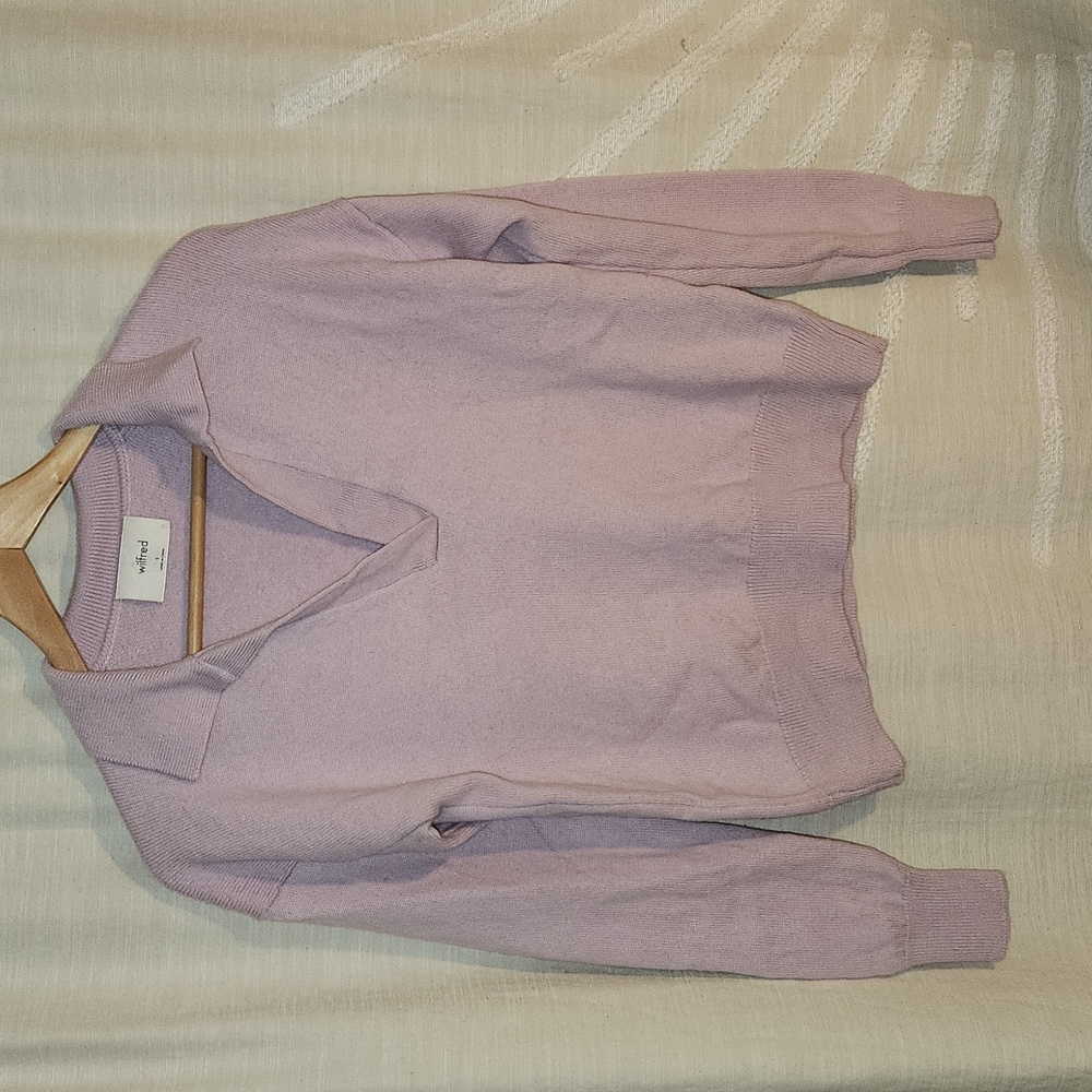 Wilfred for Aritzia Clara Sweater liliac size small